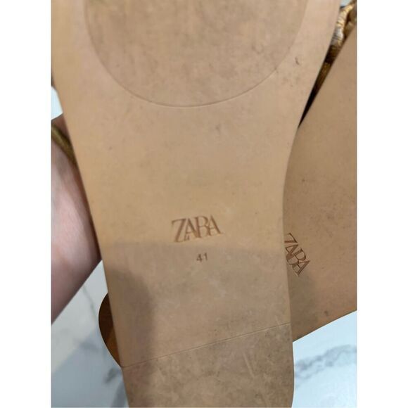 Zara raffia woven flats - Picture 5 of 5